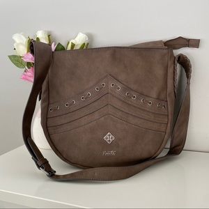 Nanette Lepore Brown Mock Leather Purse